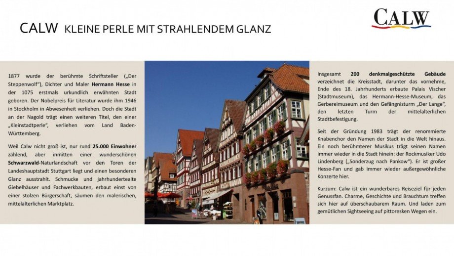 Calw Expos� Wohngrundst�ck Calw