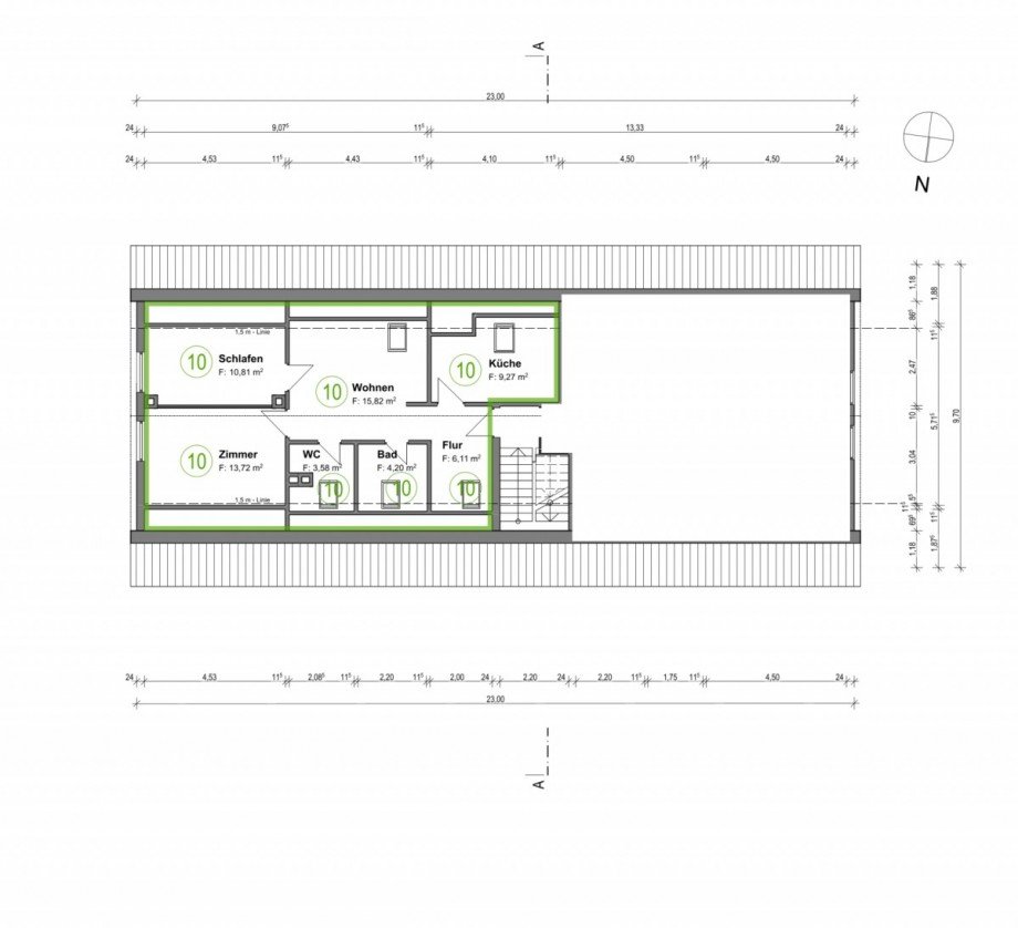 Grundriss 10 Wohnung Ditzingen