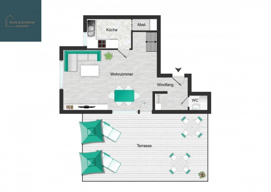 Grundriss Maisonettewohnung Waiblingen