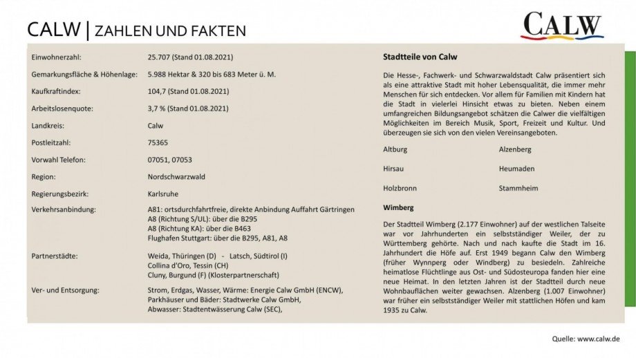 Calw Expos� Wohngrundst�ck Calw