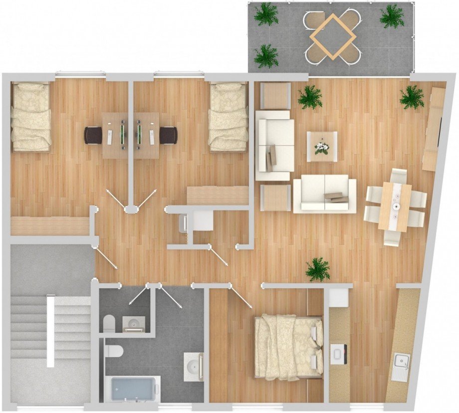 Grundriss Wohnung Weinstadt