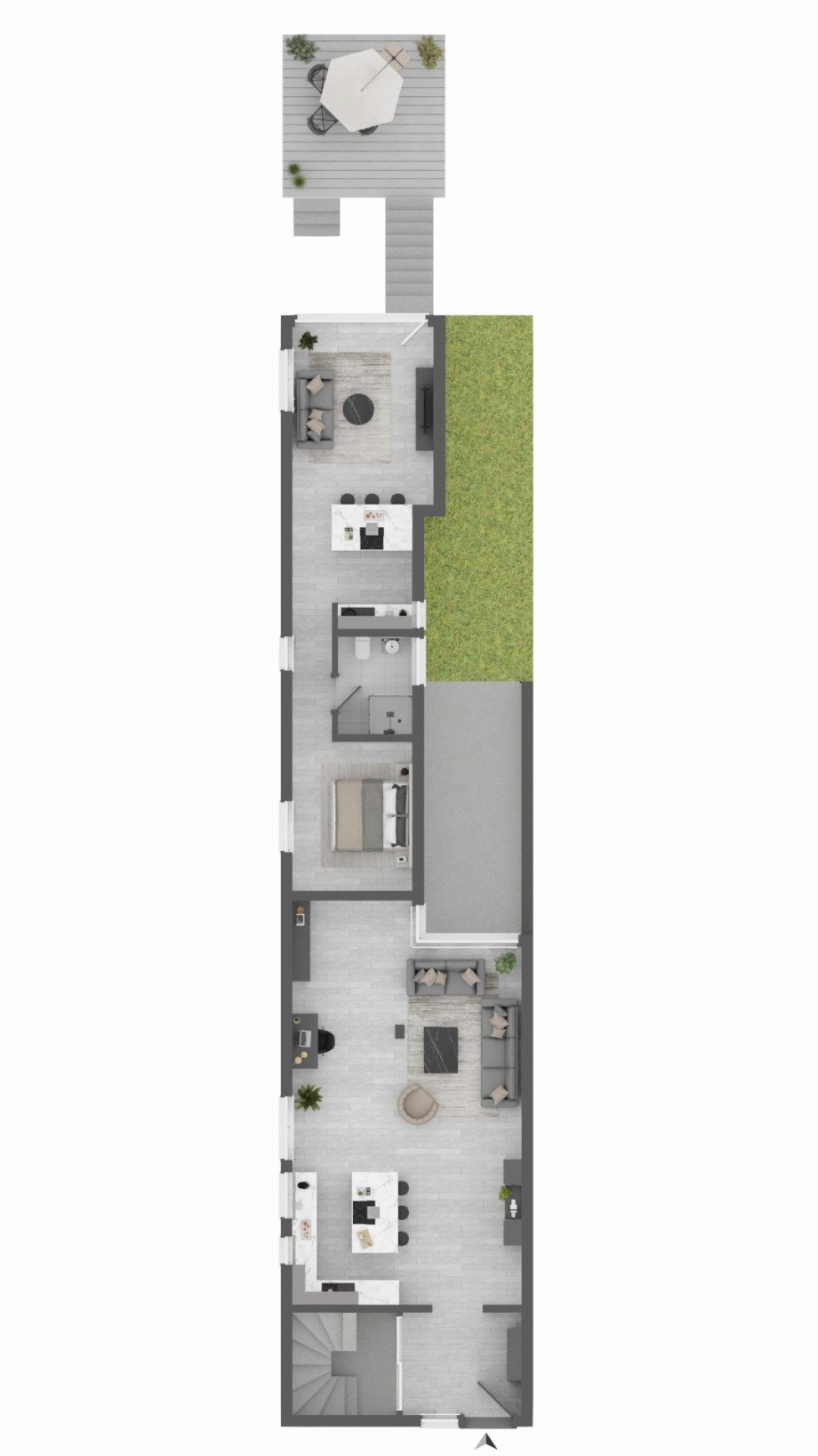 Grundrissvariante EG Villa Winnenden