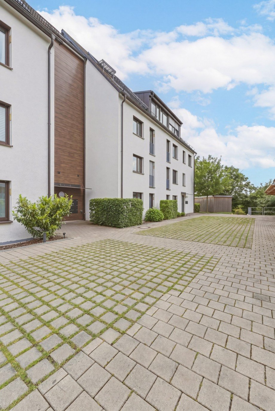 Au�enansicht vorne Etagenwohnung Stuttgart