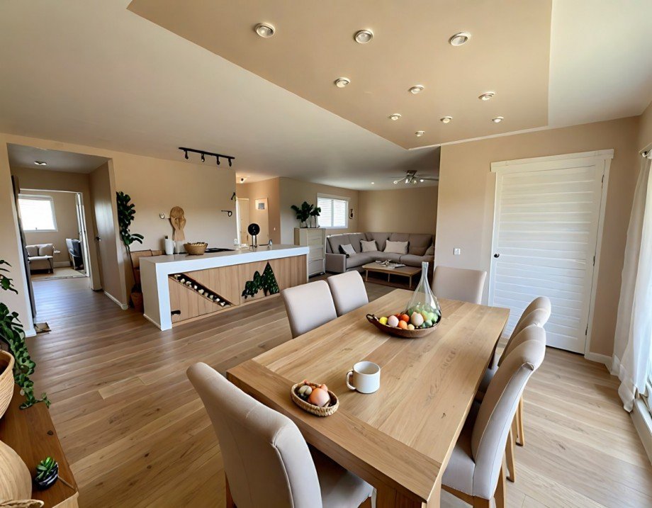 Illustration Wohn-/ Ess Wohnung Sulzbach an der Murr