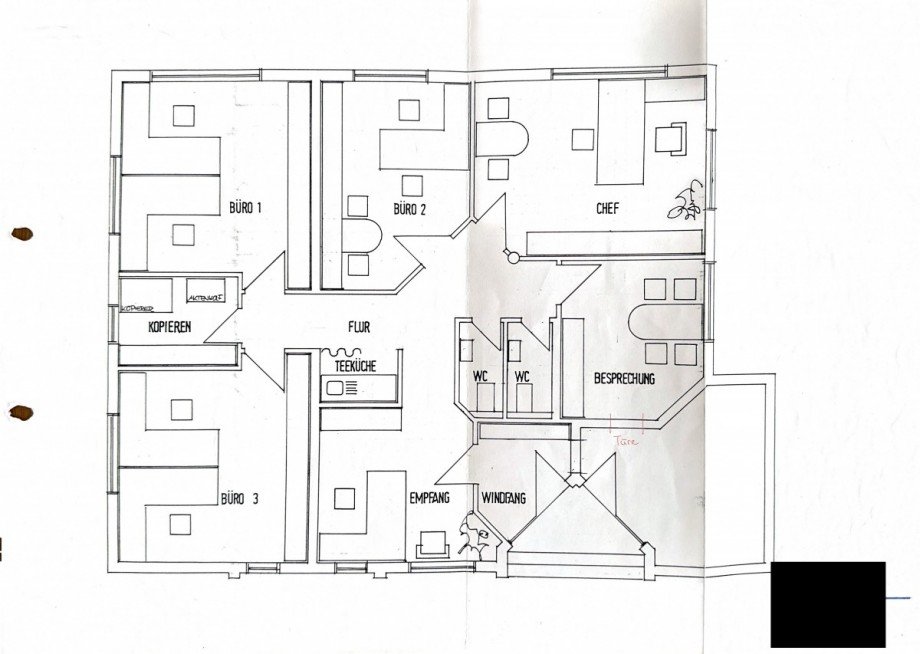 Grundriss gesch Erdgeschosswohnung Winnenden