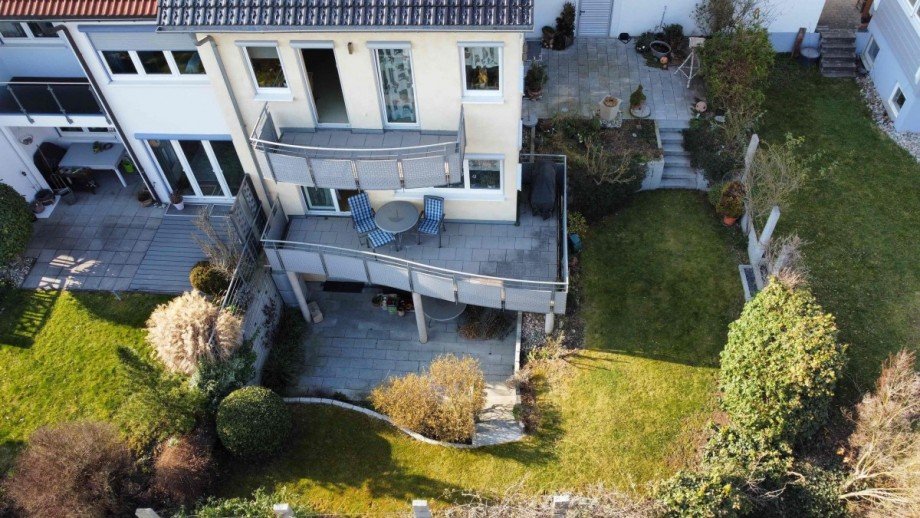 Au�enansicht hinten Reihenendhaus Waiblingen